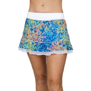 Sofibella Multicolor UPF50 Stay Dry Tennis Golf Pickleball 13" Skort Size XL